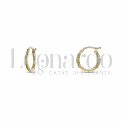 10 mm Diametro interno o misura in Oro Giallo da 0,9gr.