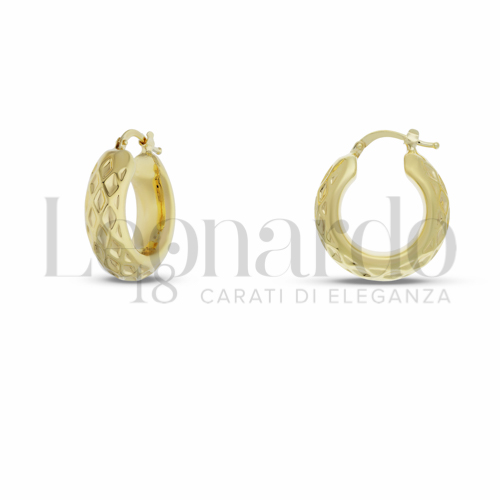 12 mm Diametro interno o misura in Oro Giallo da 2,4gr.