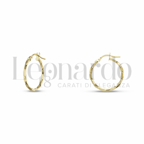 15 mm Diametro in Oro Giallo da 0,9gr.