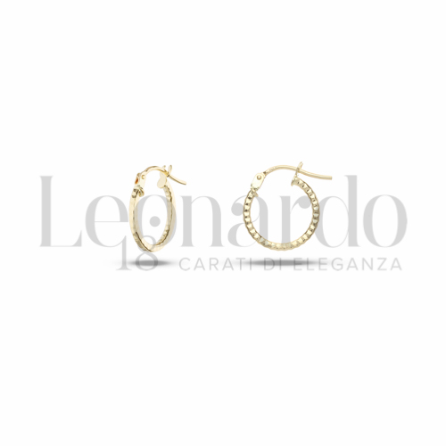 10 mm Diametro in Oro Giallo da 0,8gr.