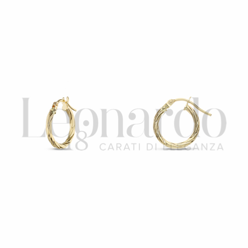 10 mm Diametro interno o misura in Oro Giallo da 0,9gr.