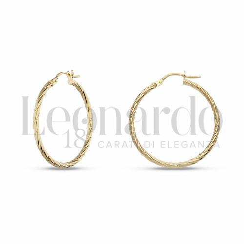 25 mm Diametro interno o misura in Oro Giallo da 1,5gr.