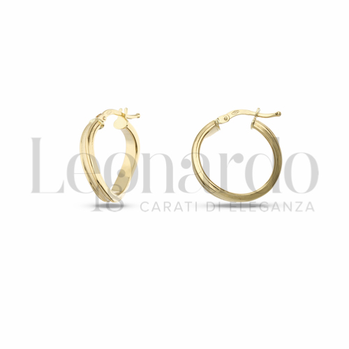 15 mm Diametro in Oro Giallo da 1,8gr.