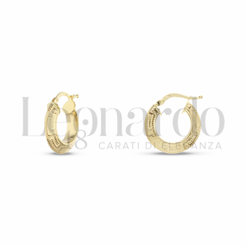 10 mm Diametro in Oro Giallo da 1,9gr.