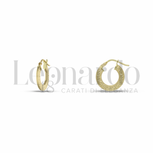 8 mm Diametro interno o misura in Oro Giallo da 0,9gr.
