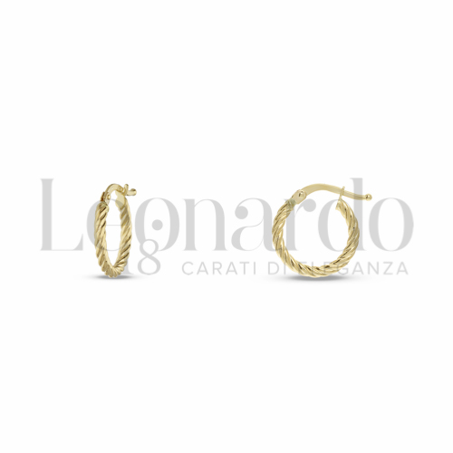 10 mm Diametro interno o misura in Oro Giallo da 0,9gr.