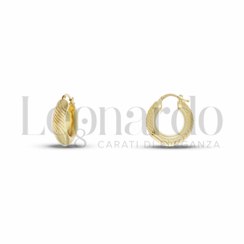 12 mm Diametro interno o misura in Oro Giallo da 2,9gr.