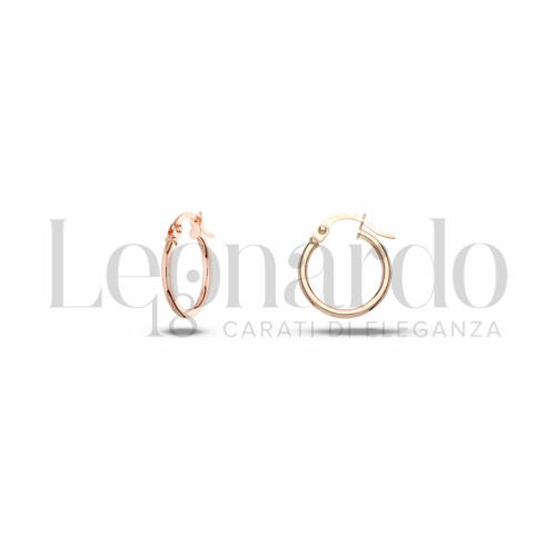 10 mm Diametro interno o misura in Oro Rosa da 0,8gr.