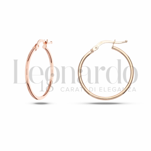 30 mm Diametro interno o misura in Oro Rosa da 1,7gr.