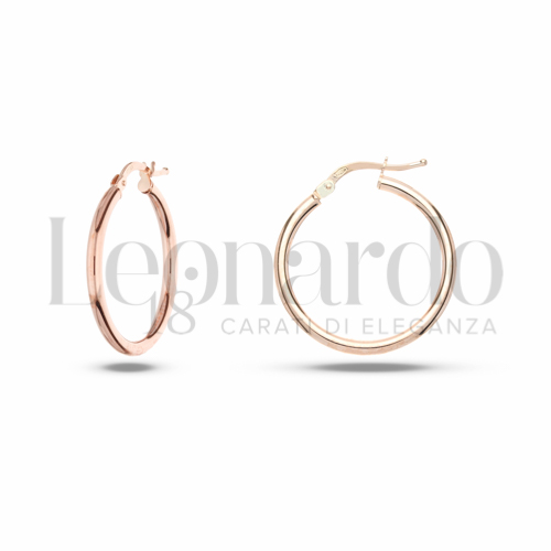 20 mm Diametro interno o misura in Oro Rosa da 1,5gr.