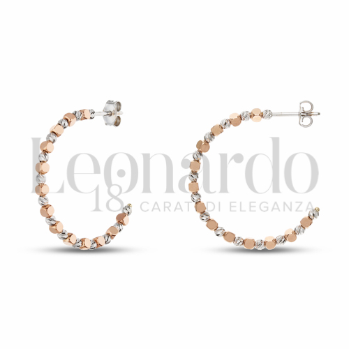 25 mm Diametro interno o misura in Oro Rosa e Oro Bianco da 2,9gr.