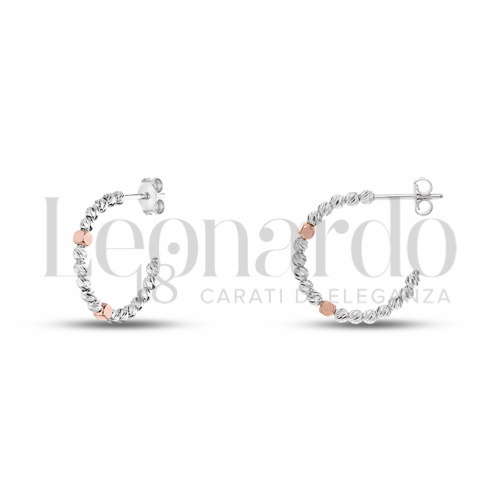 15 mm Diametro interno o misura in Oro Rosa e Oro Bianco da 1,9gr.