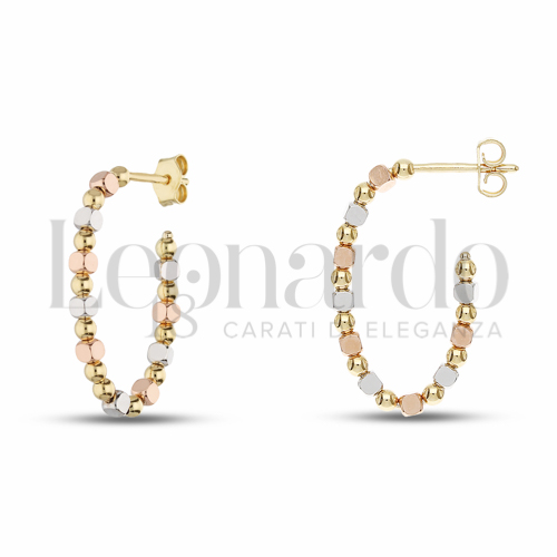 13x22 mm Diametro interno in Oro Giallo, Oro Bianco e Oro Rosa da 2,5gr.