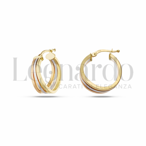 15 mm Diametro interno o misura in Oro Giallo, Oro Bianco e Oro Rosa da 3,7gr.