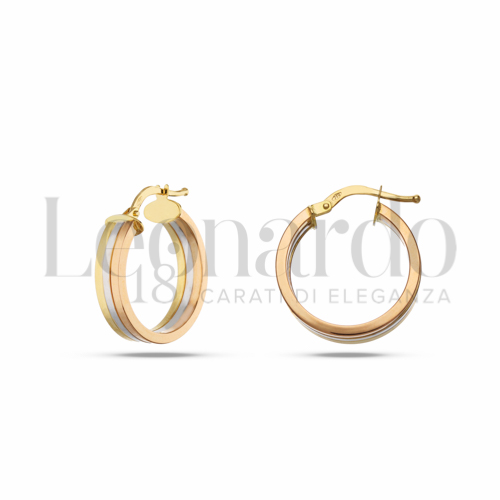 15 mm Diametro interno o misura in Oro Giallo, Oro Bianco e Oro Rosa da 3,6gr.