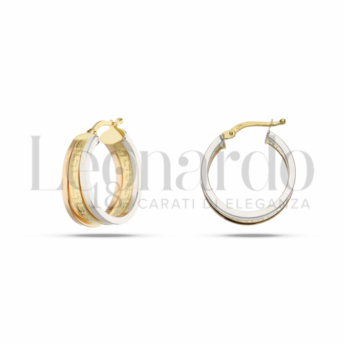 15 mm Diametro interno o misura in Oro Giallo, Oro Bianco e Oro Rosa da 3,8gr.