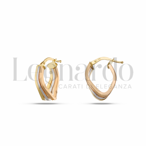 10x15 mm Diametro interno o misura in Oro Giallo, Oro Bianco e Oro Rosa da 3gr.