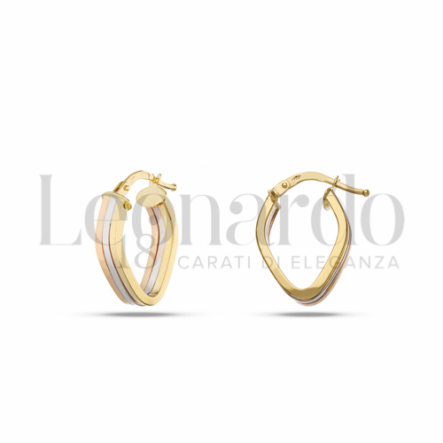 10x15 mm Diametro interno o misura in Oro Giallo, Oro Bianco e Oro Rosa da 3gr.