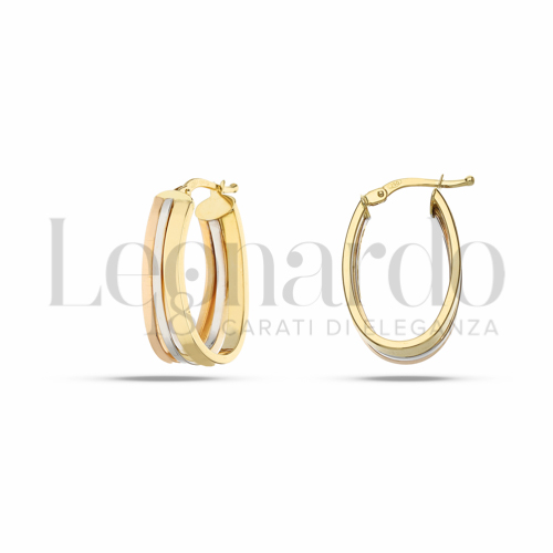 13x18 mm Diametro interno o misura in Oro Giallo, Oro Bianco e Oro Rosa da 3,8gr.