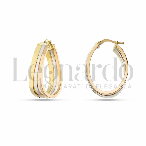 16x24 mm Diametro interno o misura in Oro Giallo, Oro Bianco e Oro Rosa da 4,8gr.