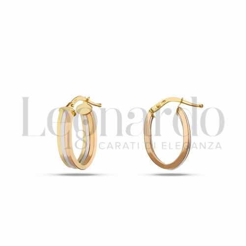 10x15 mm Diametro interno o misura in Oro Giallo, Oro Bianco e Oro Rosa da 3gr.