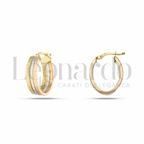 13x18 mm Diametro interno o misura in Oro Giallo, Oro Bianco e Oro Rosa da 3,5gr.