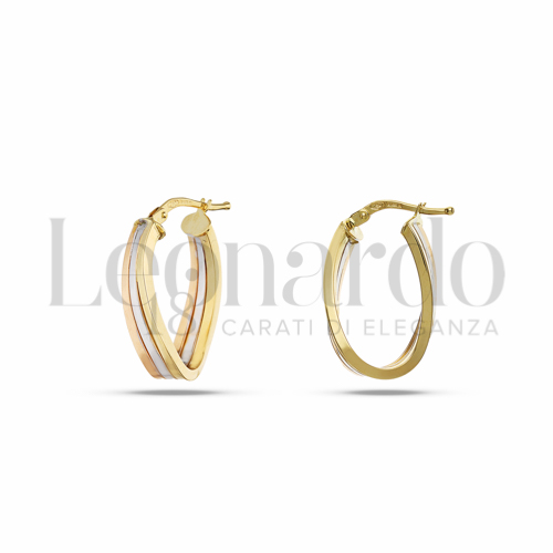 11x18 mm Diametro interno o misura in Oro Giallo, Oro Bianco e Oro Rosa da 3,5gr.