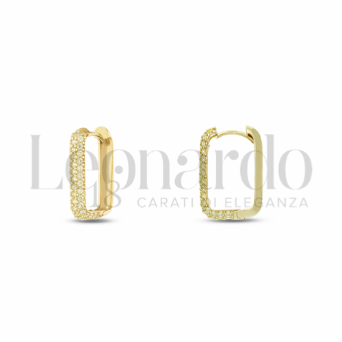 1° Misura Diametro interno o misura con Zircone Giallo Fancy in Oro Giallo da 3,4gr.