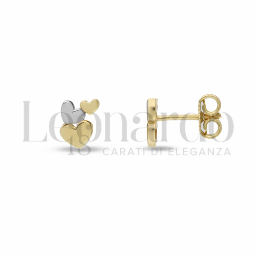 Misura o soggetto Cuore in Oro Giallo e Oro Bianco da 1,3gr.