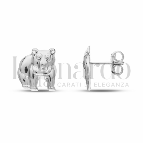 Misura o soggetto Orso in Oro Bianco da 1,5gr.