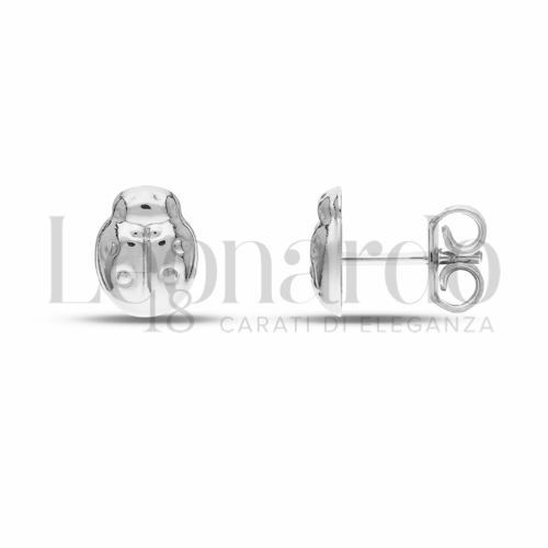 Misura o soggetto Coccinella in Oro Bianco da 1,1gr.