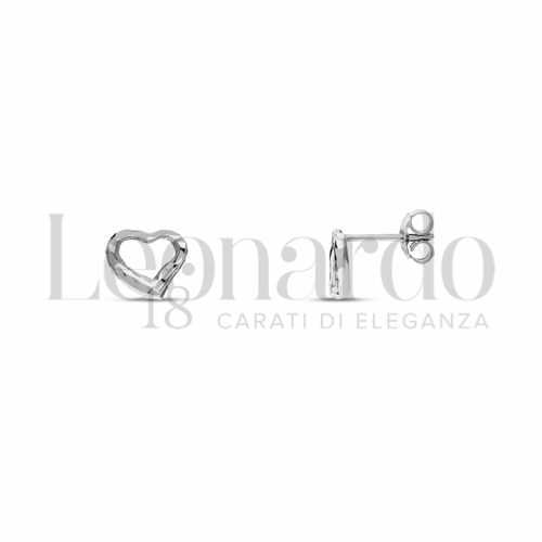 Soggetto o misura Cuore in Oro Bianco da 1,3gr.