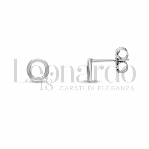 Soggetto o misura Tondo in Oro Bianco da 0,8gr.