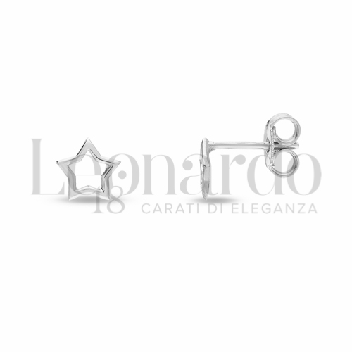 Misura o soggetto Stella in Oro Bianco da 0,9gr.