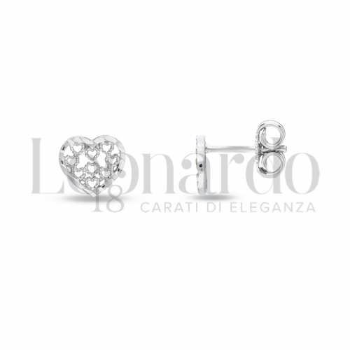 Misura o soggetto Cuore in Oro Bianco da 1,2gr.