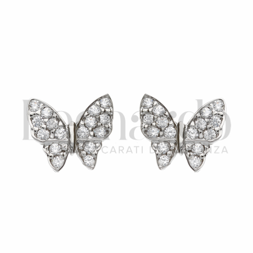 con Zircone bianco in Oro Bianco da 1,4gr.