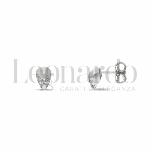 con Zircone bianco in Oro Bianco da 1,7gr.