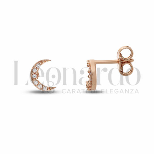 Misura o soggetto 1° Misura con Zircone bianco in Oro Rosa da 1,1gr.