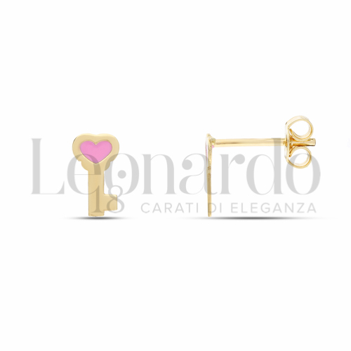 Misura o soggetto Chiave con Smalto in Oro Giallo da 0,9gr.
