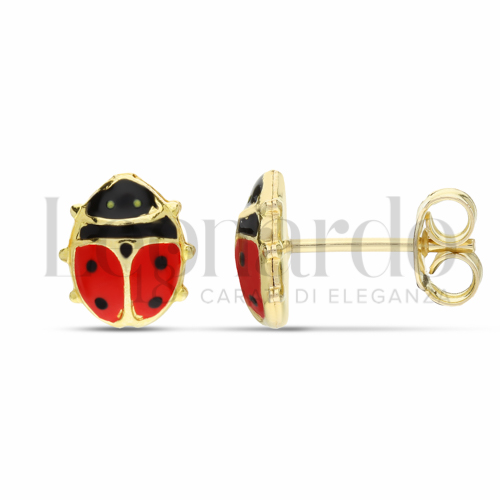 Misura o soggetto 3° Misura con Smalto rosso in Oro Giallo da 1,8gr.