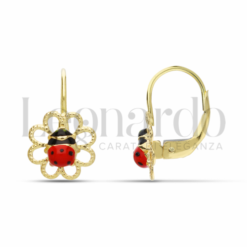 con Smalto rosso in Oro Giallo da 1,7gr.