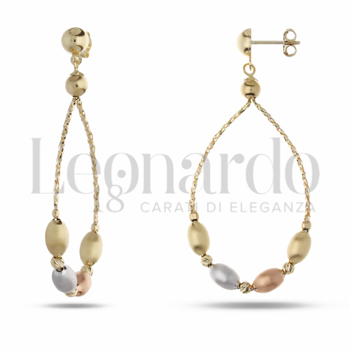 in Oro Giallo, Oro Bianco e Oro Rosa da 4,4gr.
