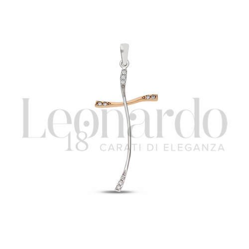 con Zircone bianco in Oro Bianco e Oro Rosa da 0,8gr.
