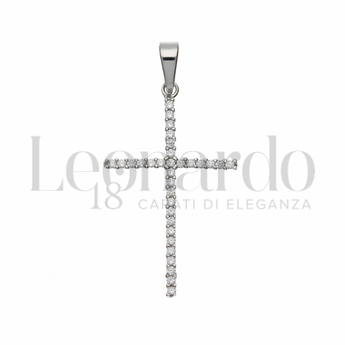 con Zircone bianco in Oro Bianco da 1,2gr.