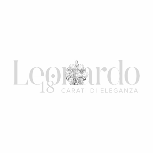 con Zircone bianco da Misura 2,50 - 3,30 mm in Oro Bianco da 0,8gr.
