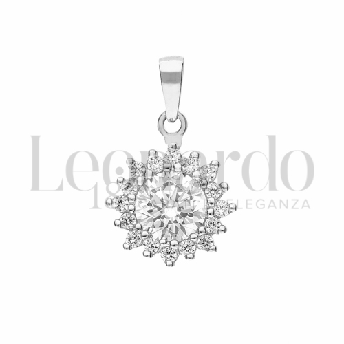 con Zircone bianco da Misura 5,00 mm in Oro Bianco da 1,2gr.