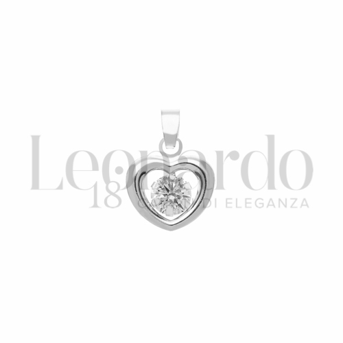 con Zircone bianco da Misura 5,00 mm in Oro Bianco da 0,5gr.