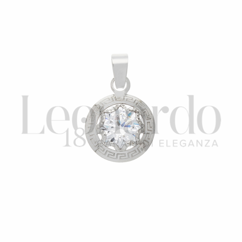 con Zircone bianco da in Oro Bianco da 0,6gr.