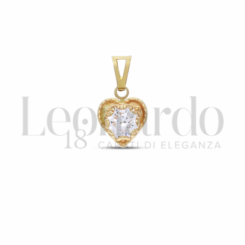 con Zircone bianco da Misura 6,00 mm in Oro Giallo da 0,6gr.