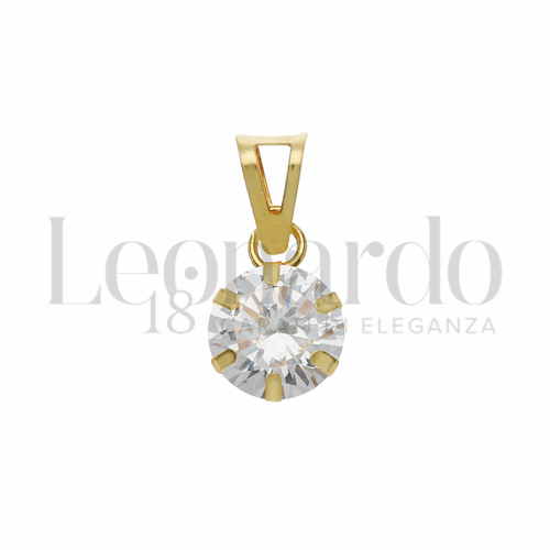 con Zircone bianco da Misura 6,00 mm in Oro Giallo da 0,7gr.